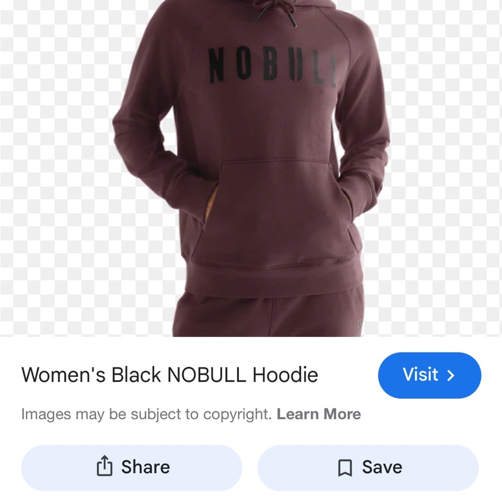 NOBULL Women's Dark Maroon Hoodie